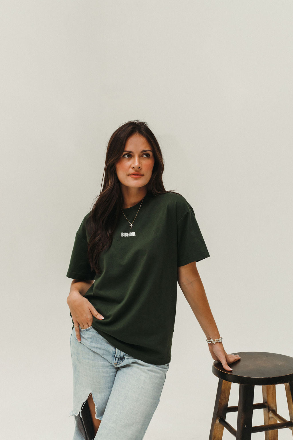 Heavy Green Sorona Tee