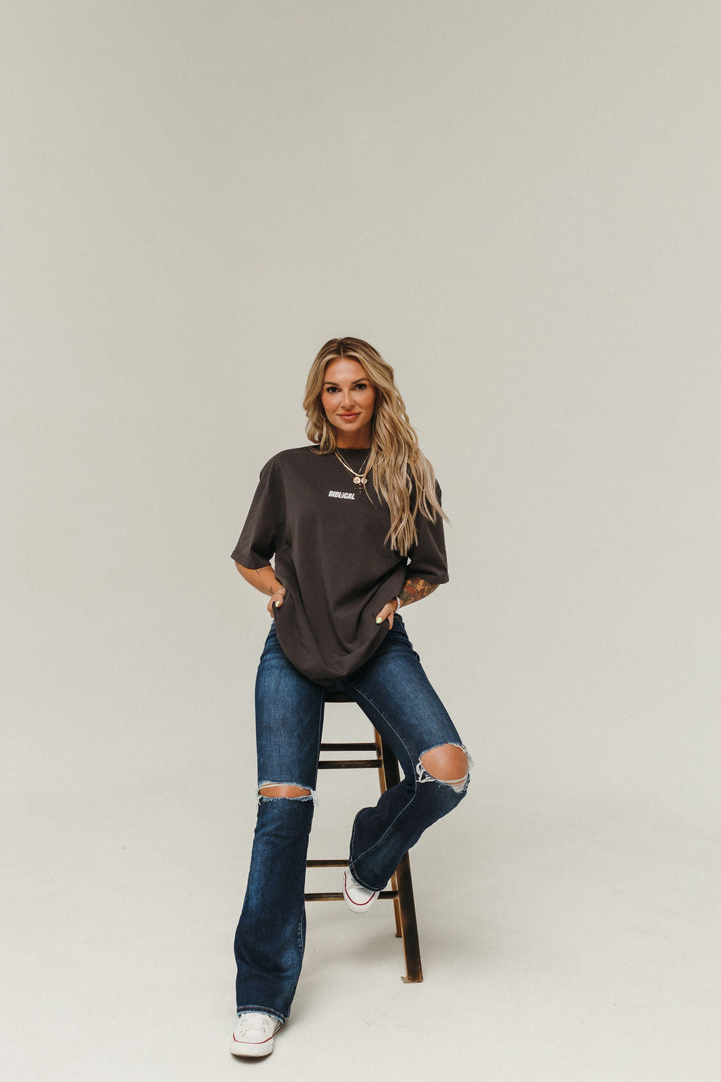 Heavy Dark Gray Tee