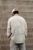 Washed Apricot Purpose Long Sleeve