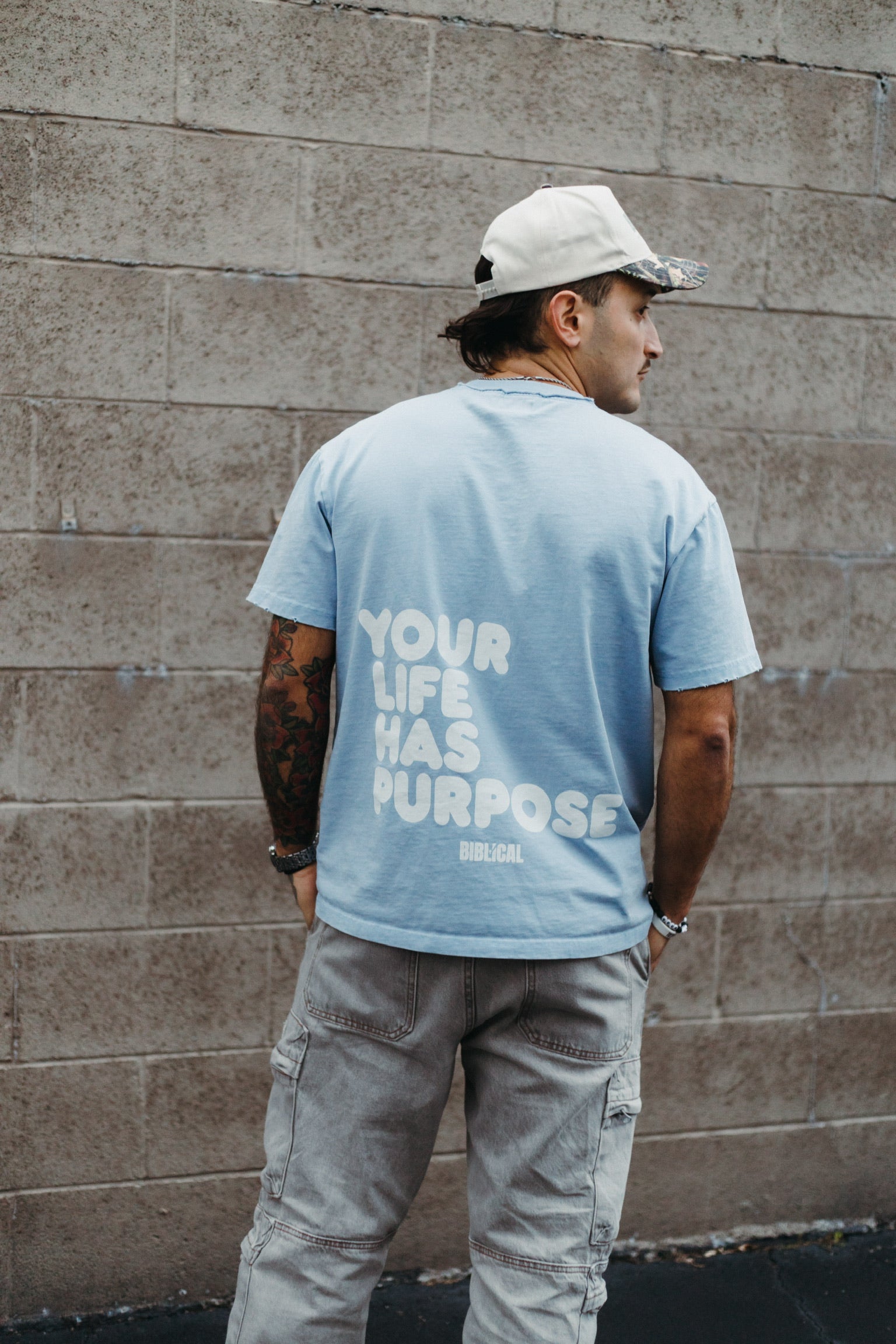 Blue Purpose Tee