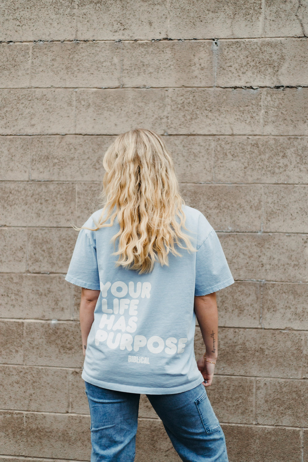 Blue Purpose Tee