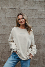 Washed Apricot Purpose Long Sleeve