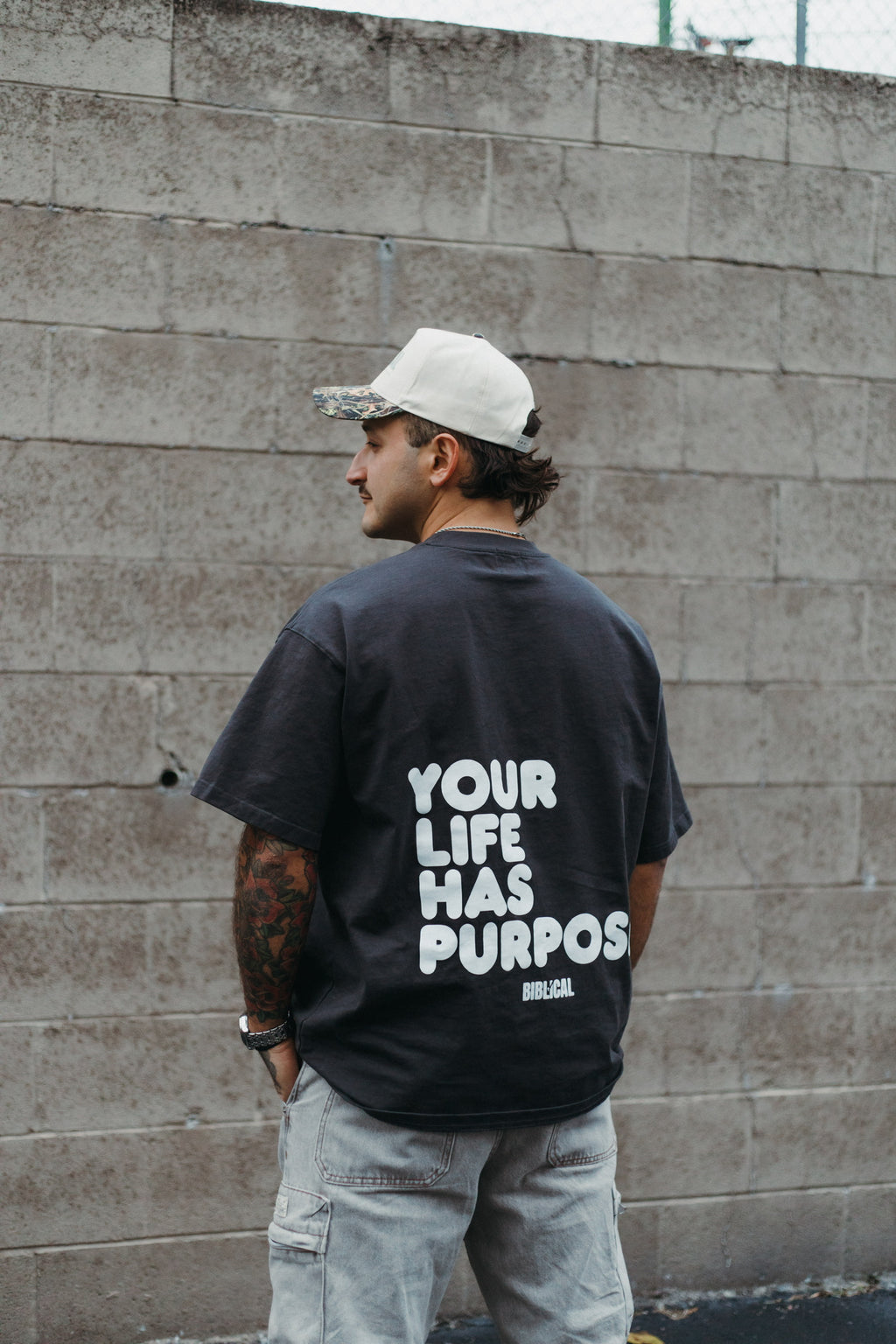 Dark Gray Purpose Tee